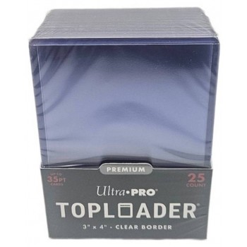 Skaidrūs Premium Toploader kortų laikikliai 3" x 4" (35PT) 25 vnt. Ultra PRO Skaidrūs Premium Toploader kortų laikikliai 3" x 4" (35PT) 25 vnt. Ultra PRO